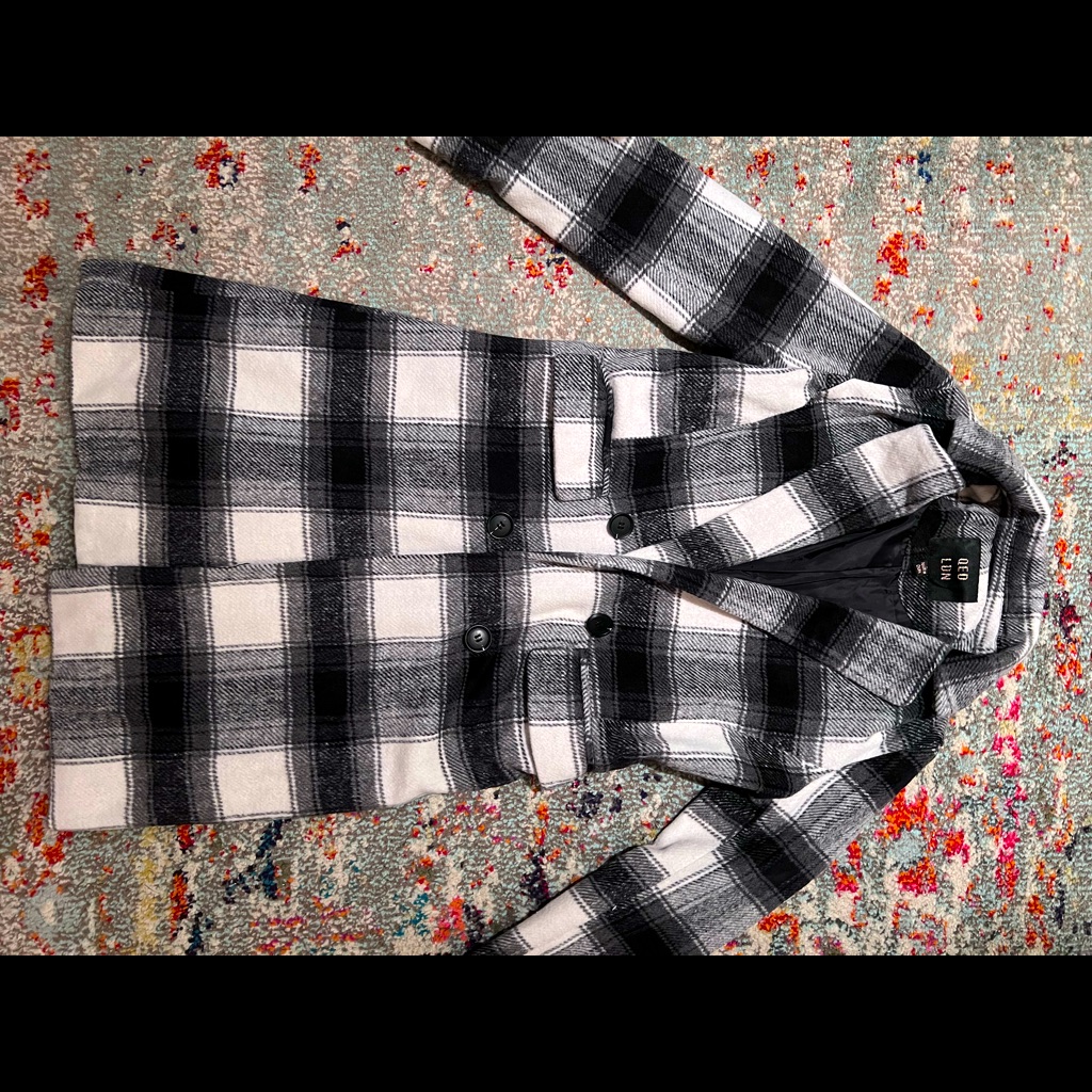 Plaid Long Coat!